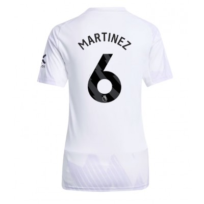 Ženski Nogometni dresi Manchester United Lisandro Martinez #6 Gostujoči 2025-26 Kratek Rokav Ženski Nogometni dresi Manchester United Lisandro Martinez #6 Gostujoči 2025-26 Kratek Rokav